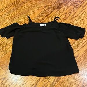 Glamorous Woman’s Black Cutout Top Size S